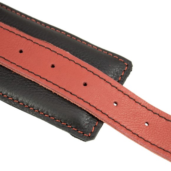 Genuine Cowhide Leather Handcuffs Adjustable Wrist Cuffs BDSM Toys for Couples - Picture 9 of 11